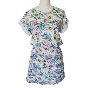Lou & Grey Tropical Floral Terry Dress Women's Small